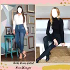 Girls Jeans Face Changer